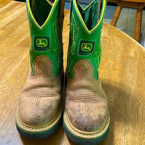 John Deere Pull On Green boot child size 1